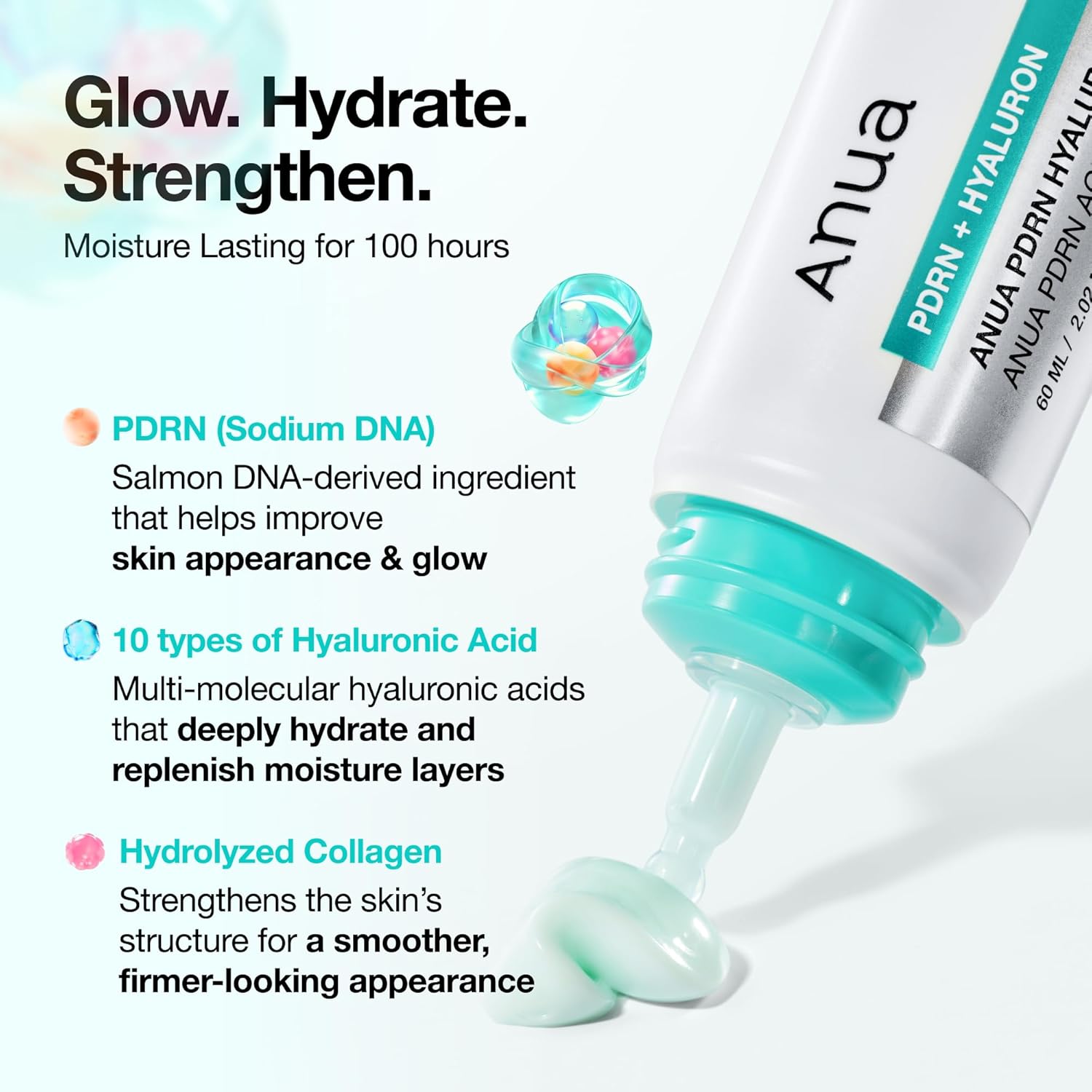 Anua PDRN Hyaluronic Acid 100 Moisturizing Cream 60ml
